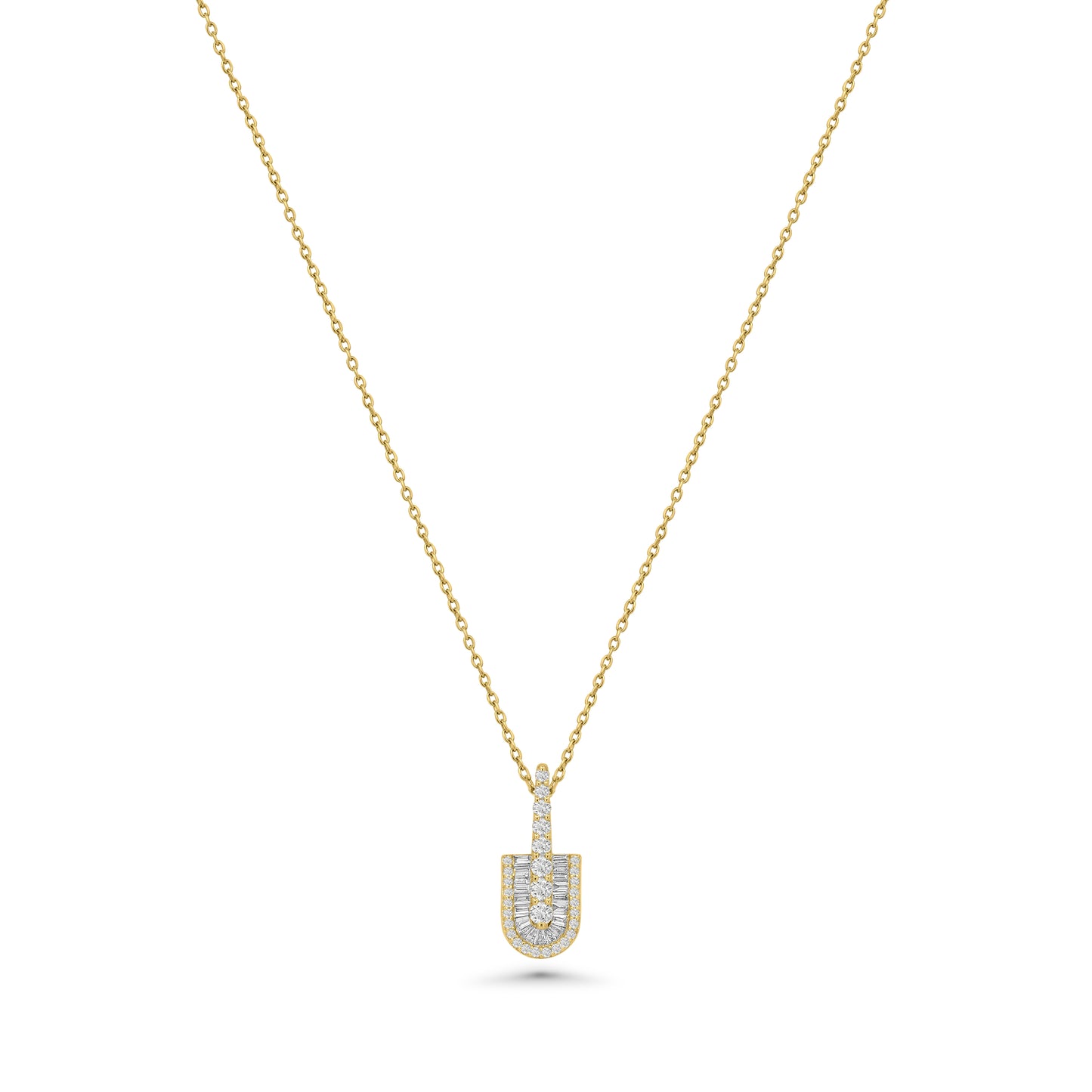 U Solo Baguette Mini Necklace