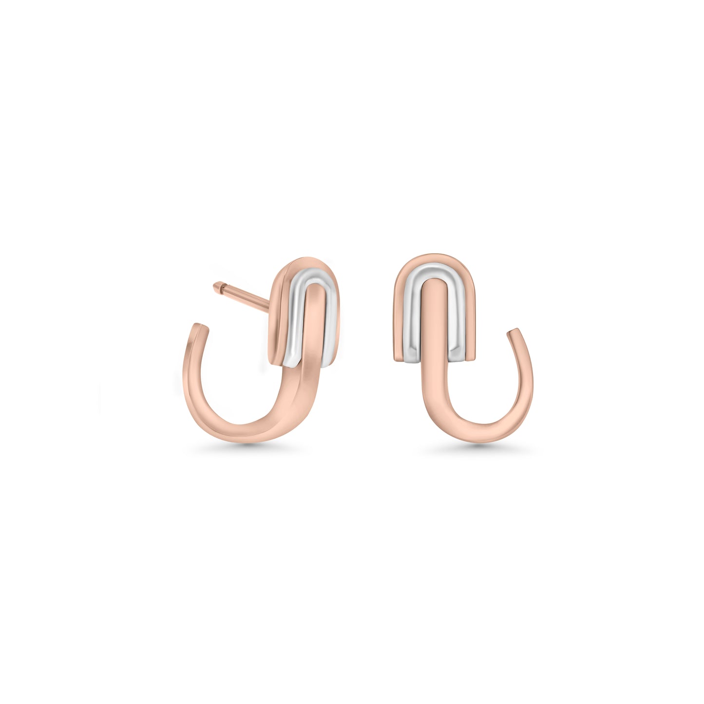 U Huggie Earrings