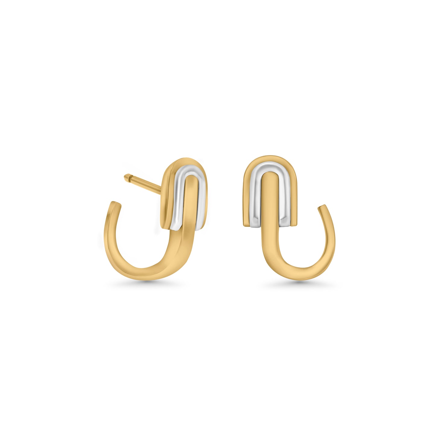 U Huggie Earrings
