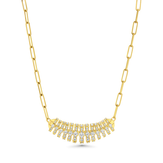 The Sunset Pavé Chain Necklace