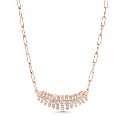 The Sunset Pavé Chain Necklace