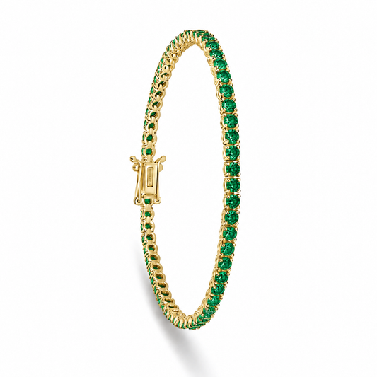 Emerald Tennis Bracelet