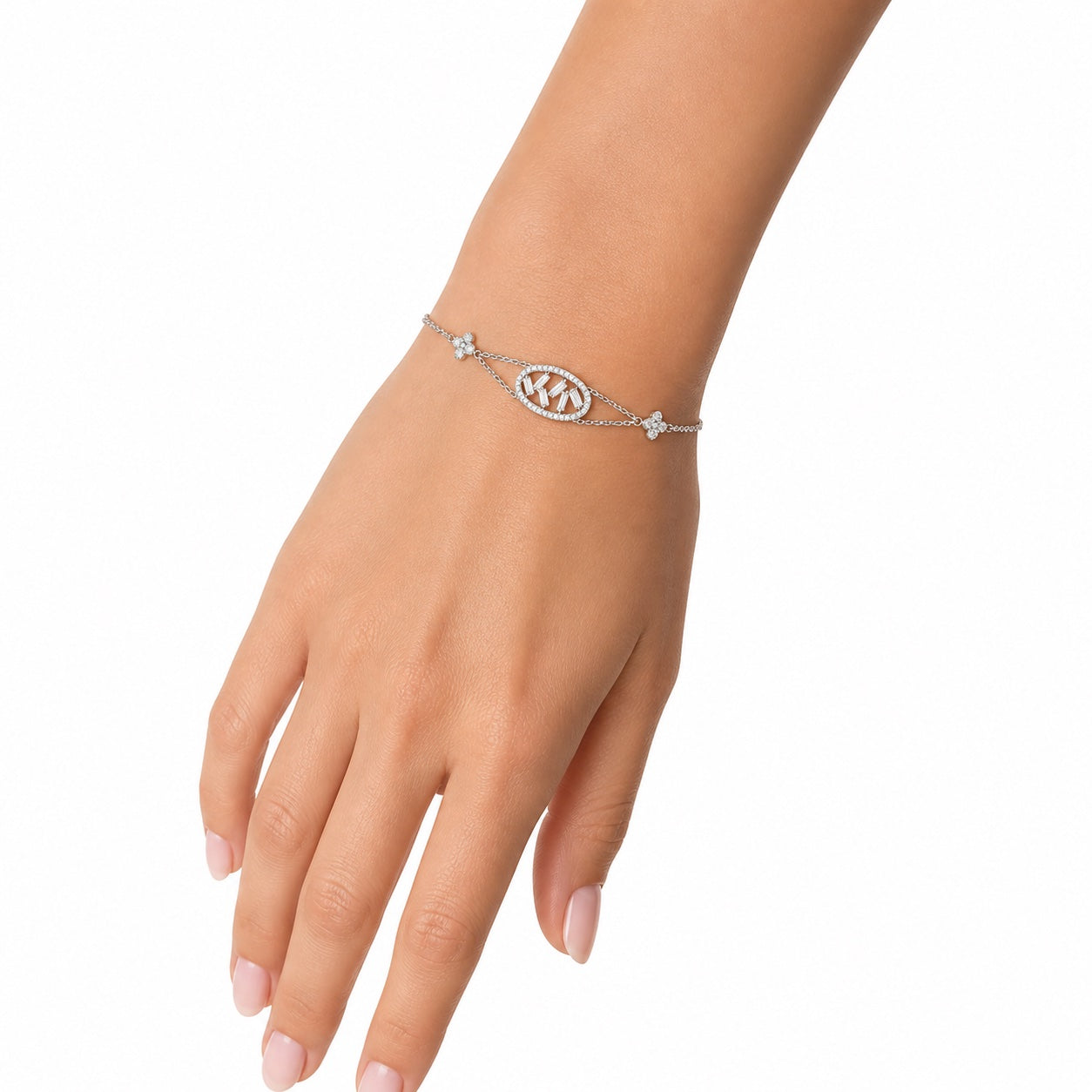 Scattered Baguette Chain Bracelet
