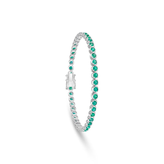 Beverly Emerald Tennis Bracelet
