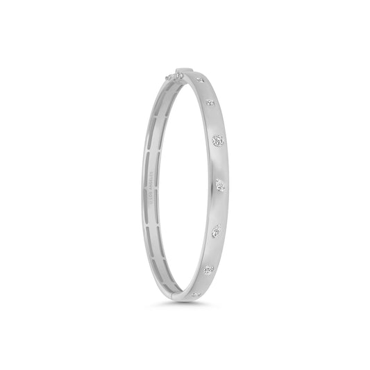 Multi-Shape Bezeled Diamond Bangle