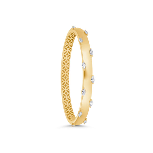 Marquise Diamond Bangle
