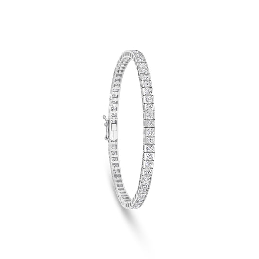 Princess Cut Tennis Bracelet