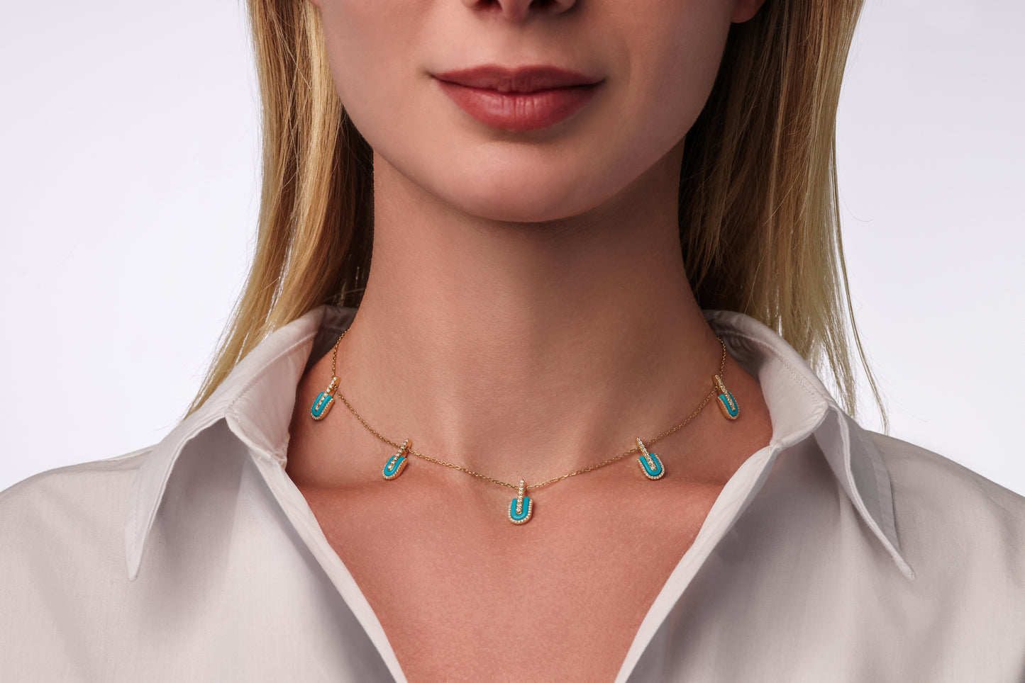 U Stacked Necklace
