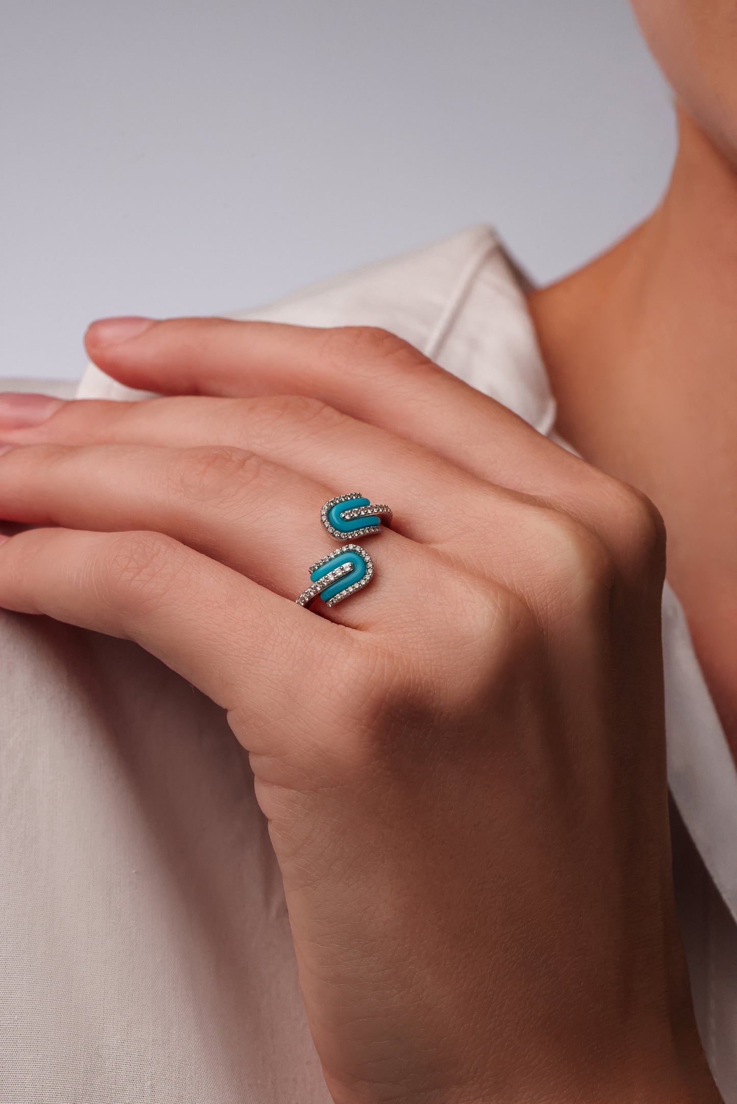 U Duo Twisted Ring