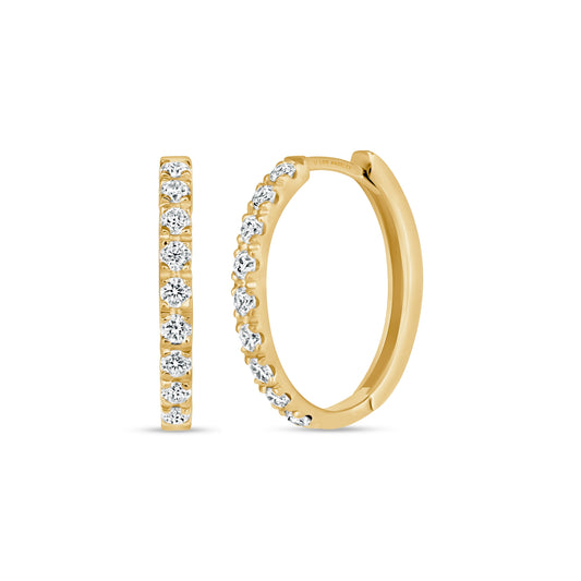 Dainty Diamond Mini Hoops