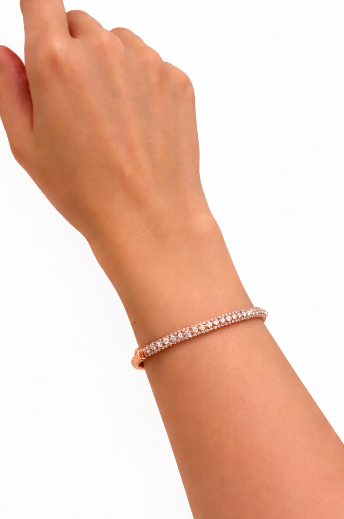Diamond Multi Linear Bangle