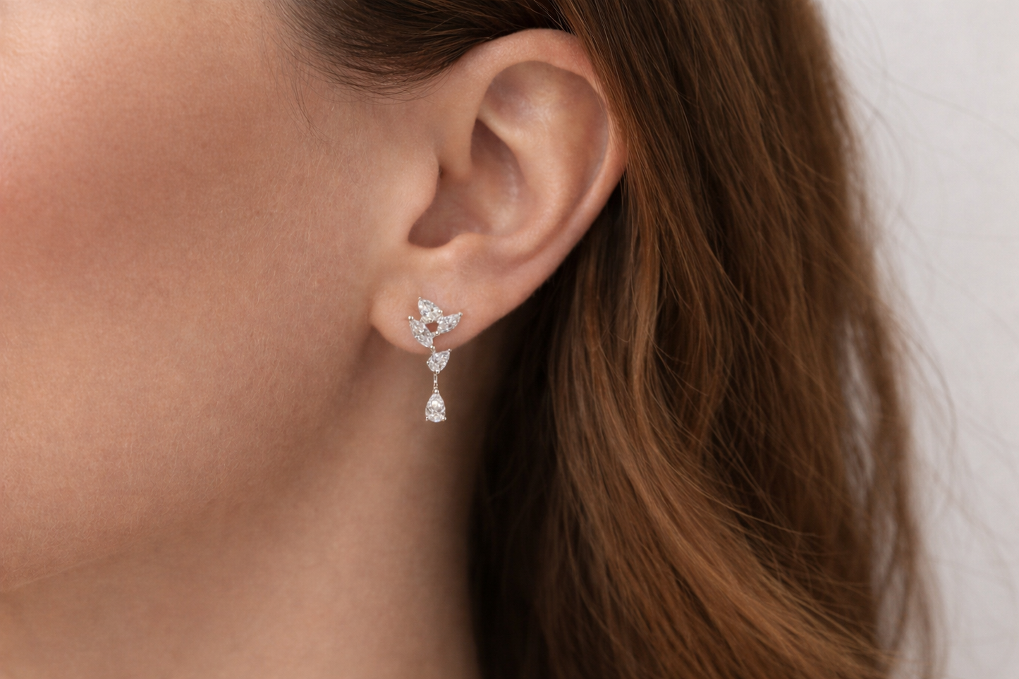 Marquise & Pear Drop Earrings