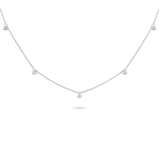 Diamond Charm Necklace | Buy Diamond Necklace Online