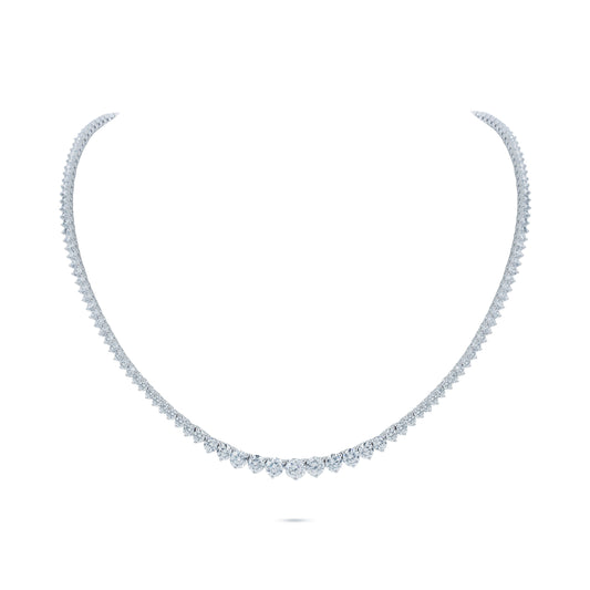 Diamond Riviere Tennis Necklace