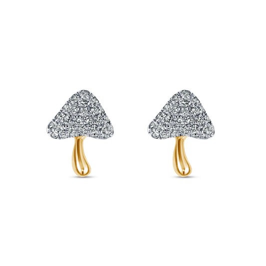 Mushroom Pavé Studs