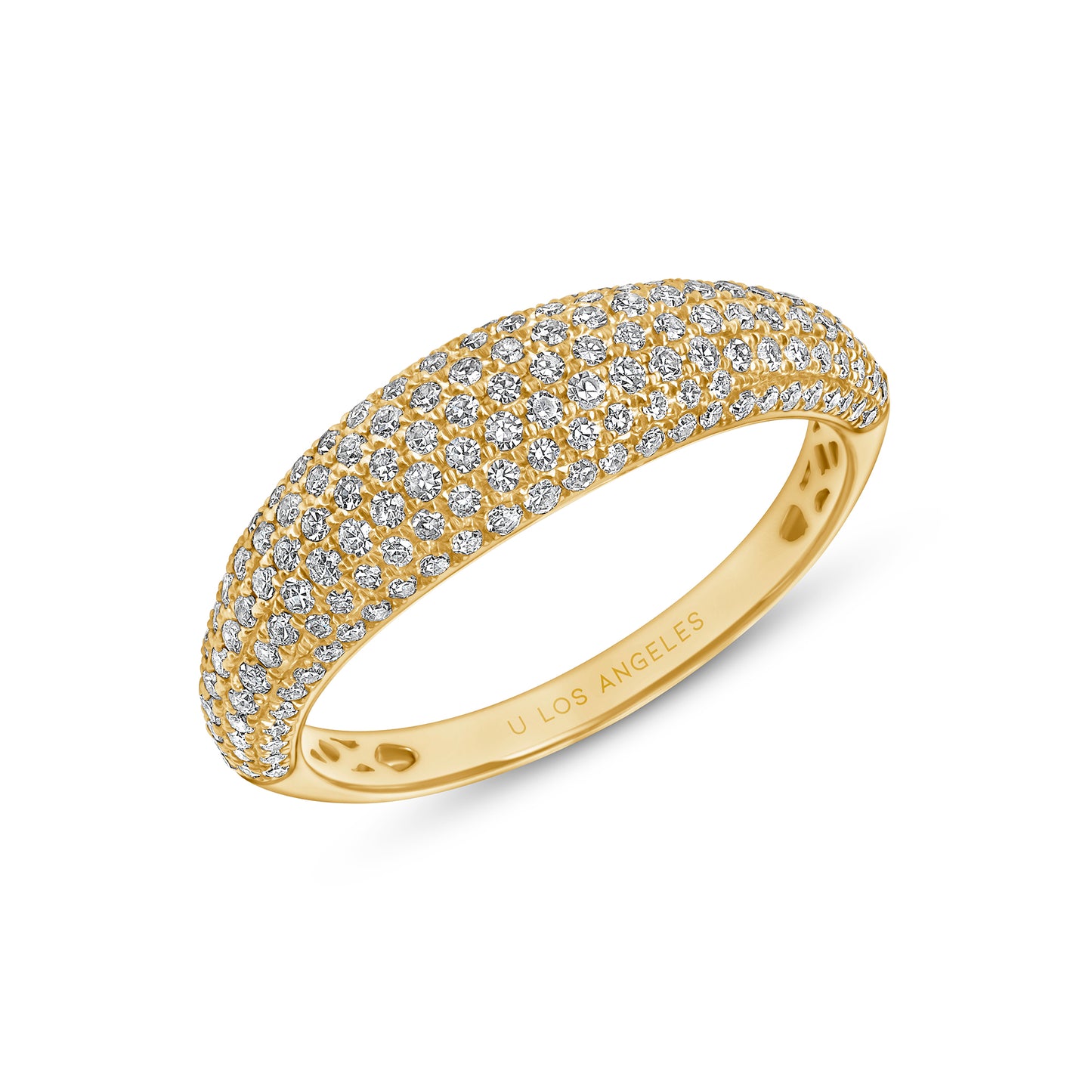 Pinky Pave Diamond Ring