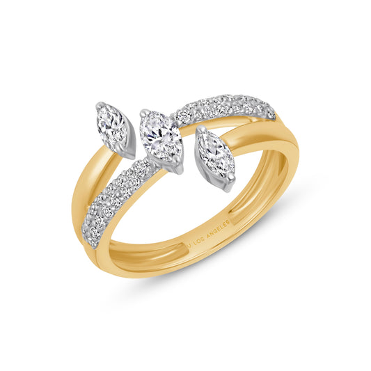 Floating Marquise Trio Band