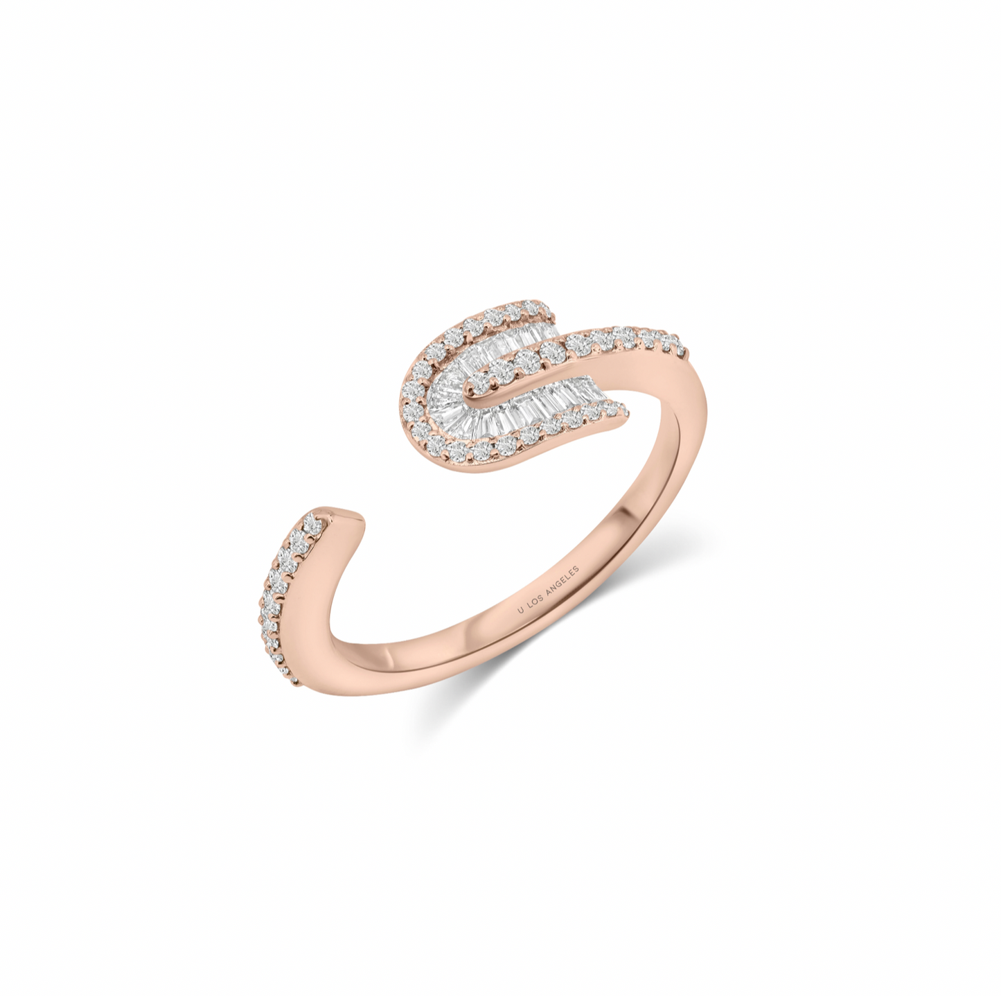 U Solo Baguette Ring