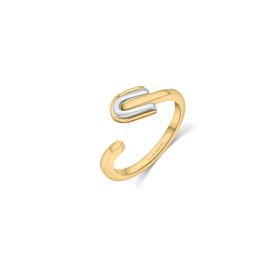 U Solo Twisted Ring
