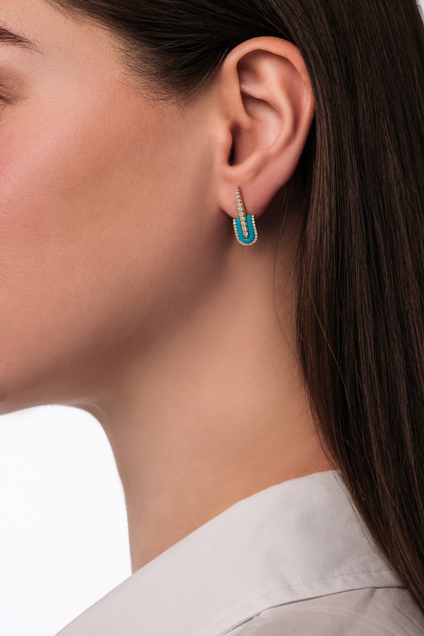 U Drop Earrings