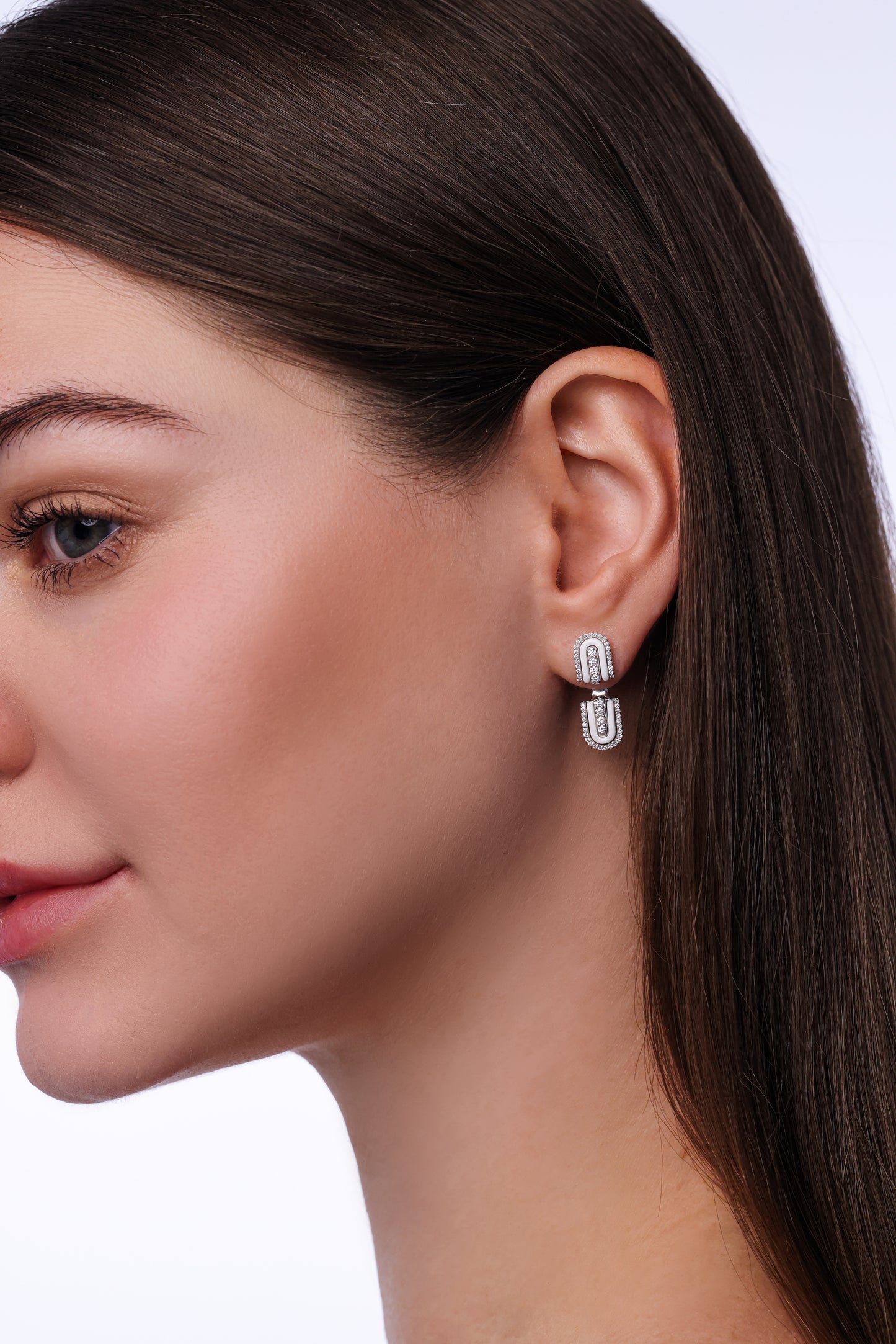 U Floating Studs Earrings