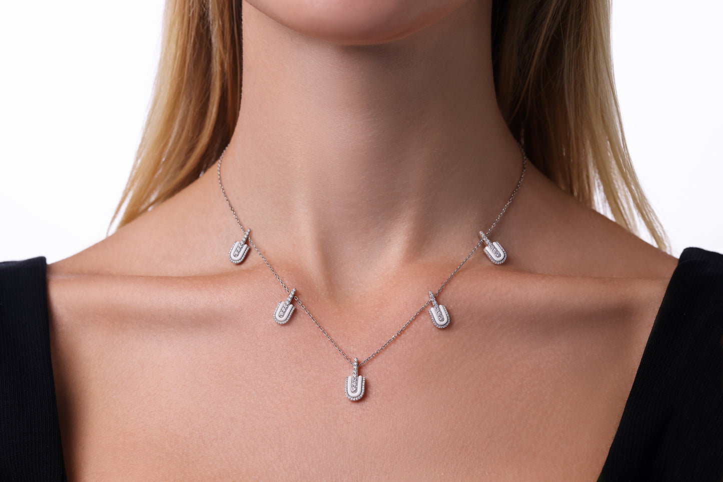 U Stacked Necklace
