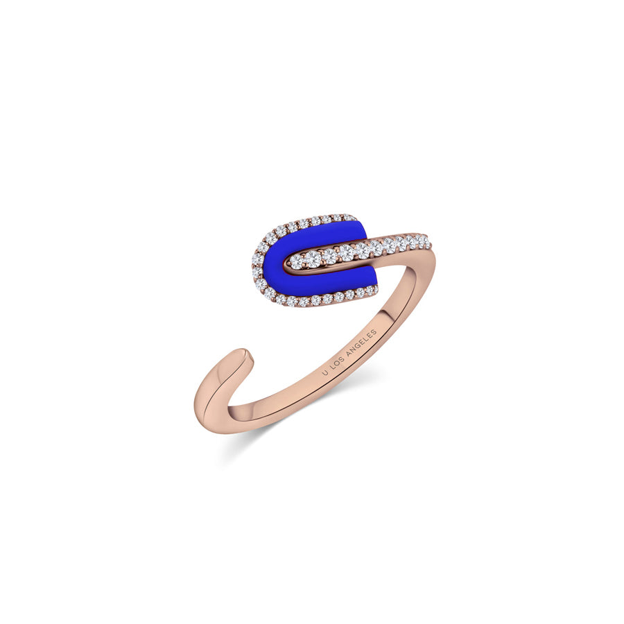 U Solo Twisted Half Ring
