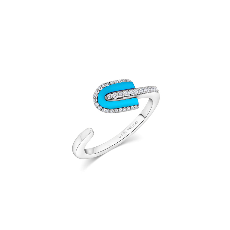 U Solo Twisted Half Ring