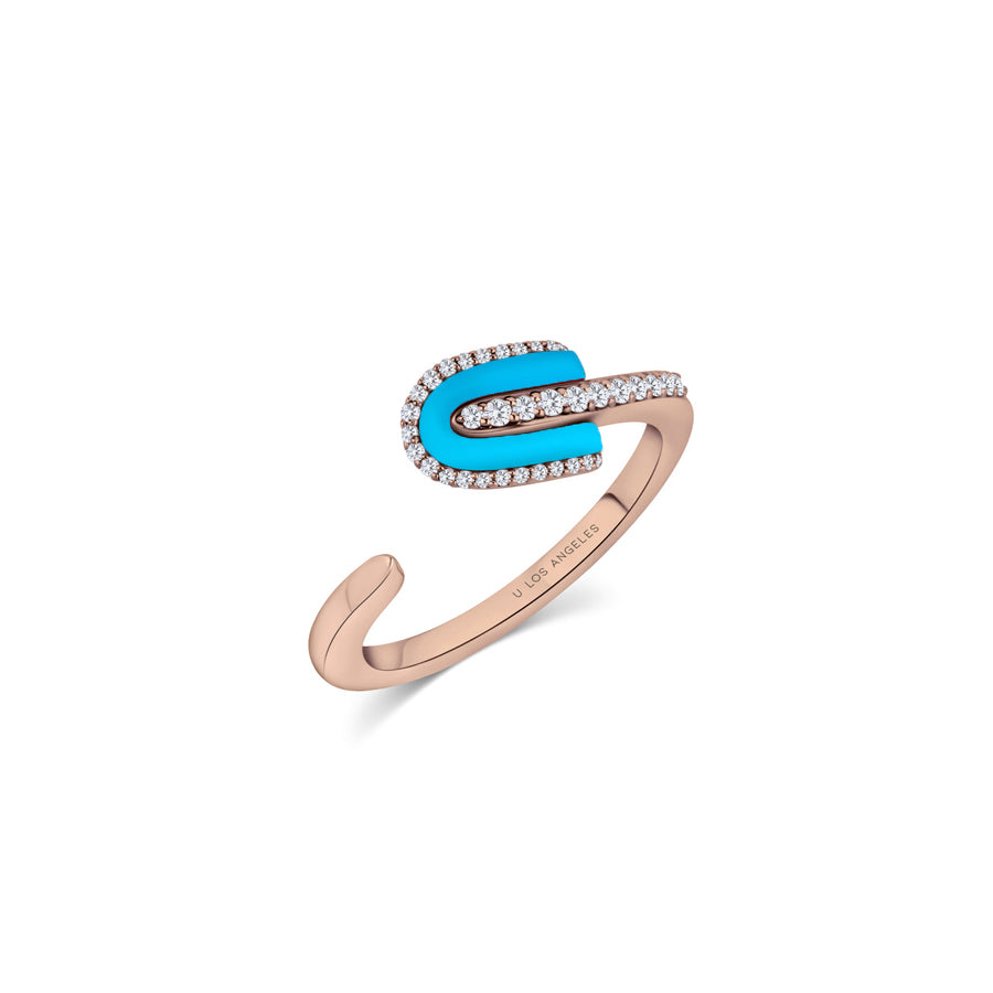 U Solo Twisted Half Ring