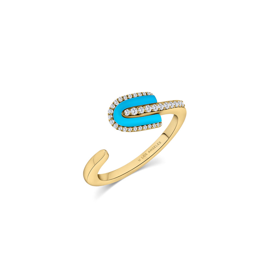 U Solo Twisted Half Ring