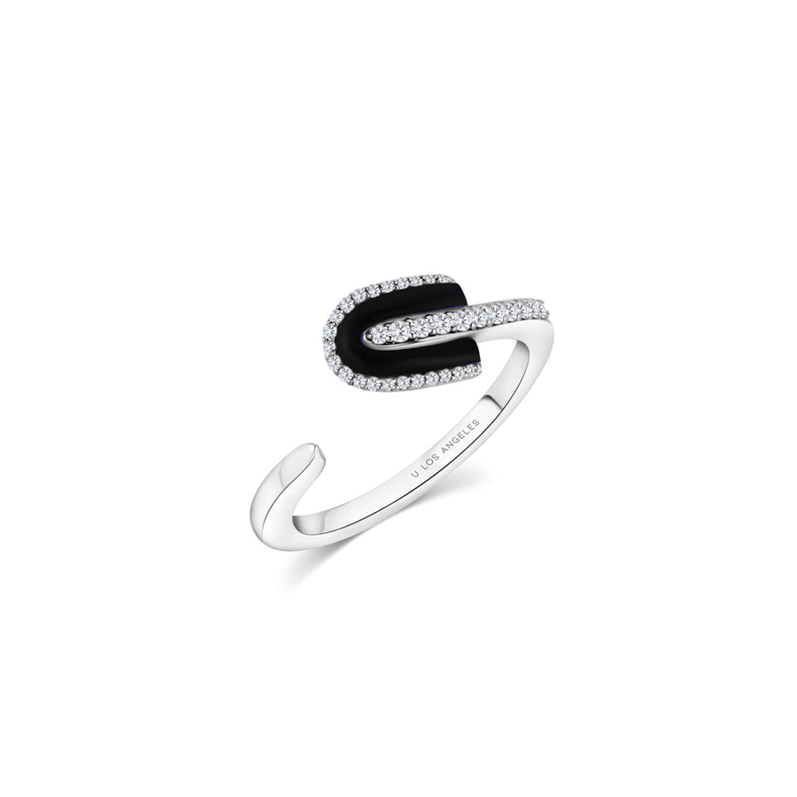 U Solo Twisted Half Ring