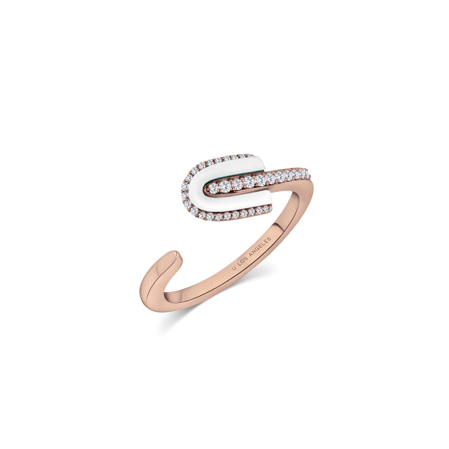 U Solo Twisted Half Ring