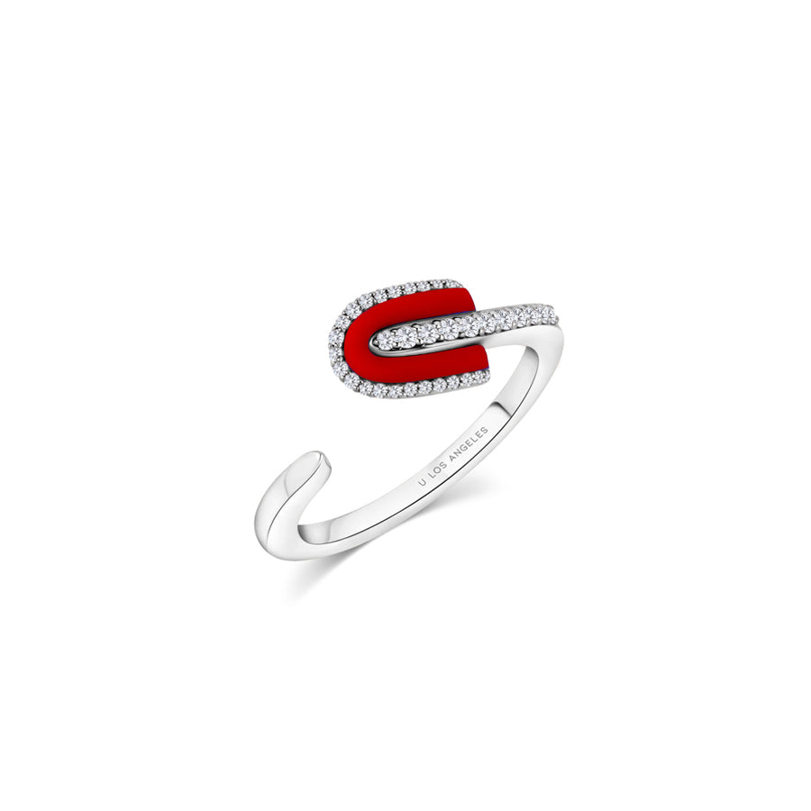 U Solo Twisted Half Ring
