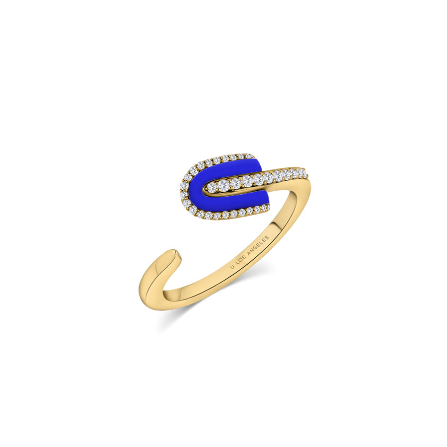U Solo Twisted Half Ring