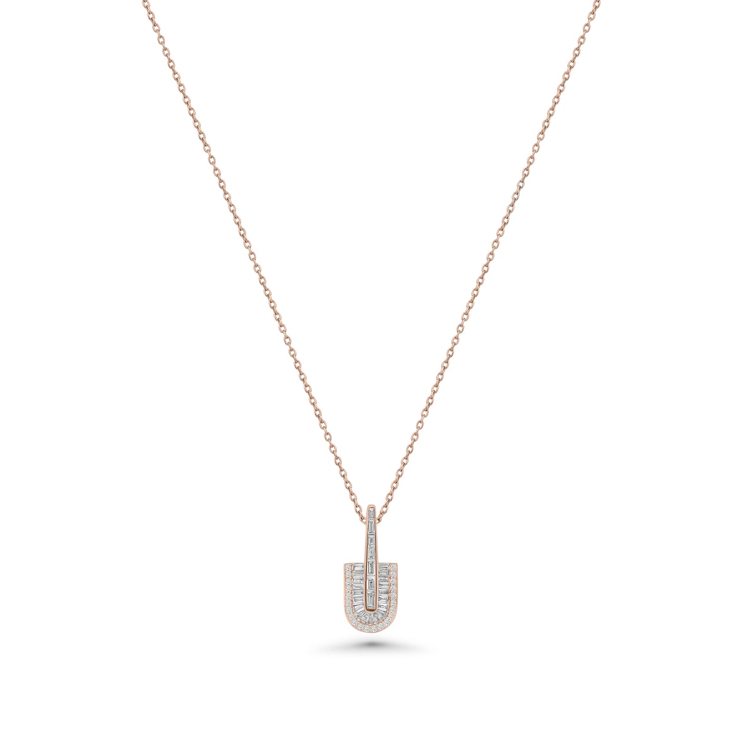 U Solo Baguette Midi Necklace