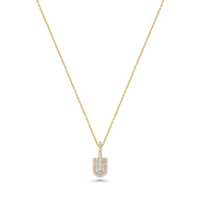 U Solo Baguette Mini Necklace