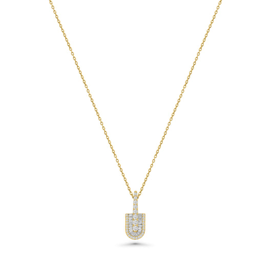 U Solo Baguette Mini Necklace