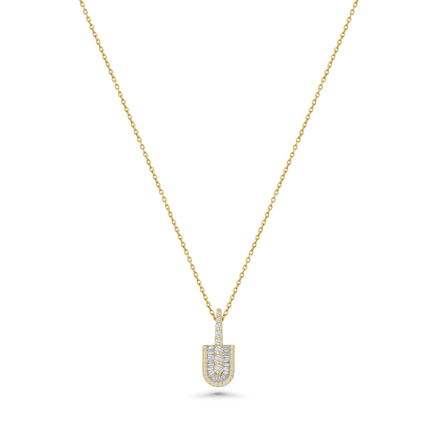 U Solo Baguette Necklace