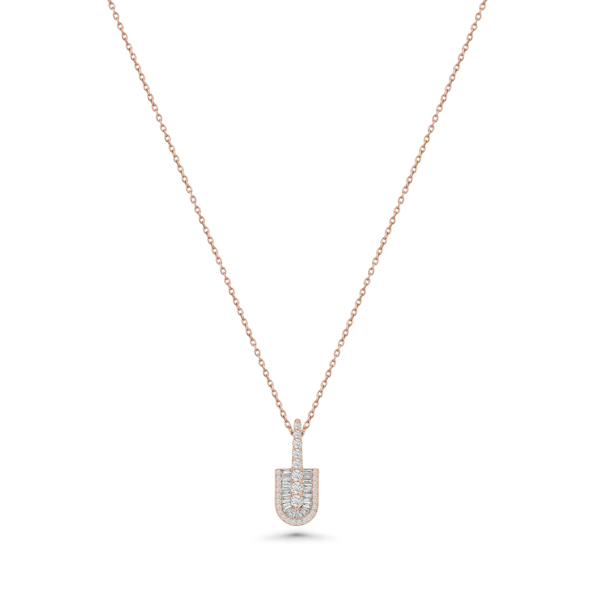 U Solo Baguette Necklace