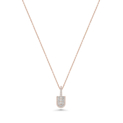 U Solo Baguette Mini Necklace