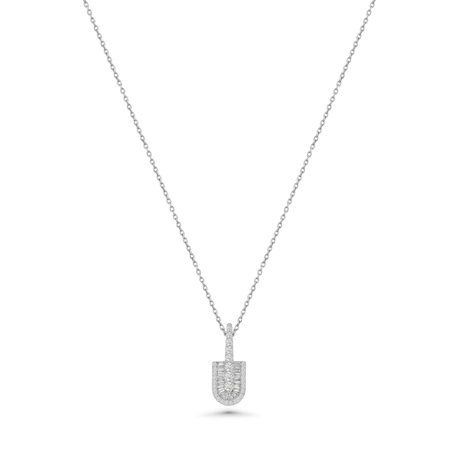 U Solo Baguette Necklace