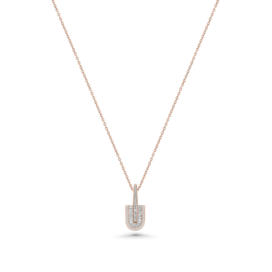 U Solo Baguette Midi Necklace