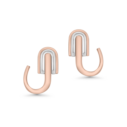 U Huggie Earrings