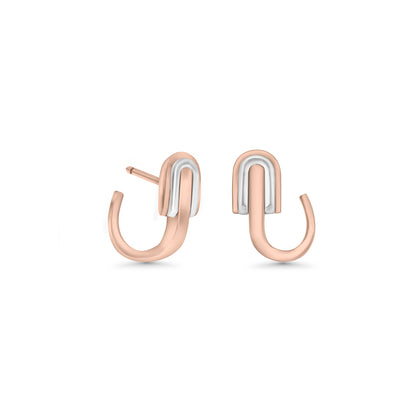 U Huggie Earrings