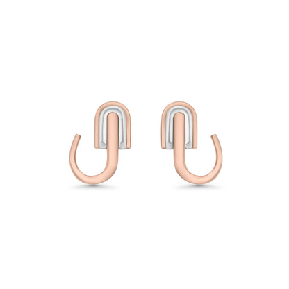 U Huggie Earrings