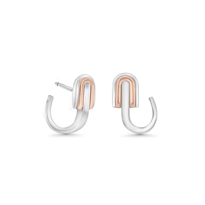 U Huggie Earrings