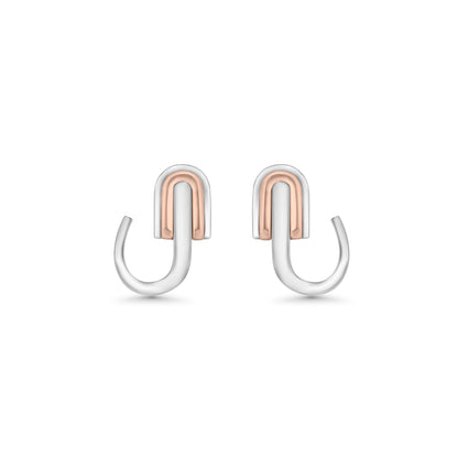 U Huggie Earrings