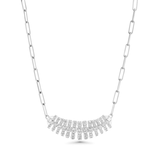 The Sunset Pavé Chain Necklace