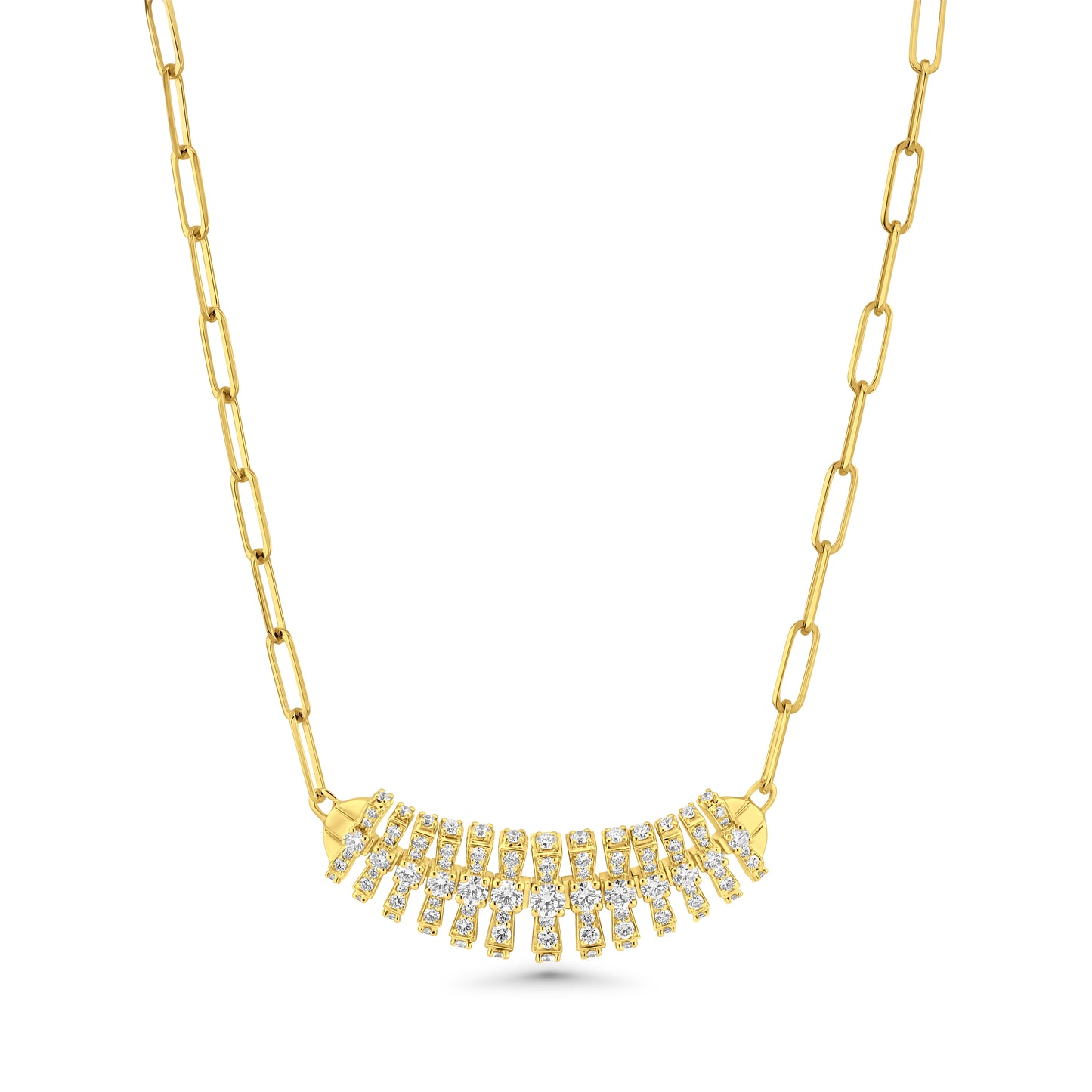 The Sunset Pavé Chain Necklace