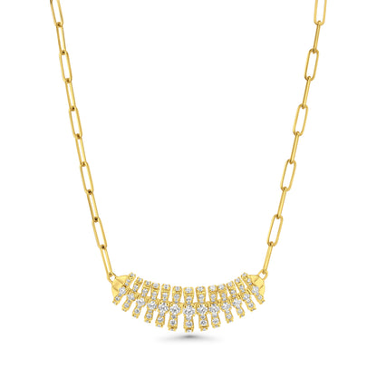 The Sunset Pavé Chain Necklace
